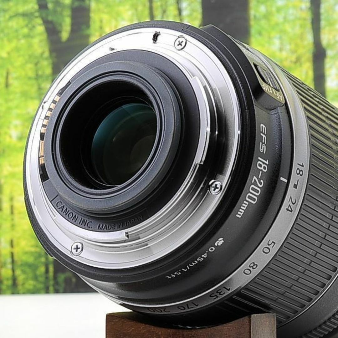 近くから遠くまでこれ1本☆Canon EF-S 18-200mm ISレンズ☆