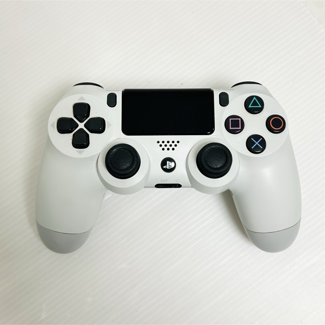純正 PS4 コントローラー デュアルショック4 レイシャーホワイト 純正
