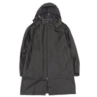 未使用タグ付き HERNO フード付きナイロンコート オリーブ 46 【公式通販】