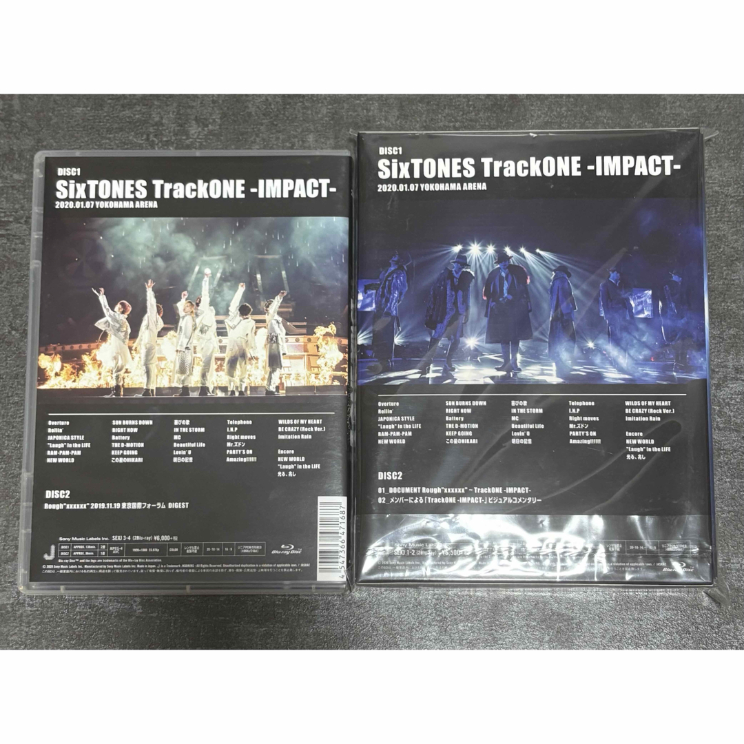 SixTONES - SixTONES Track ONE IMPACT 初回盤通常盤 Blu-rayの通販 by