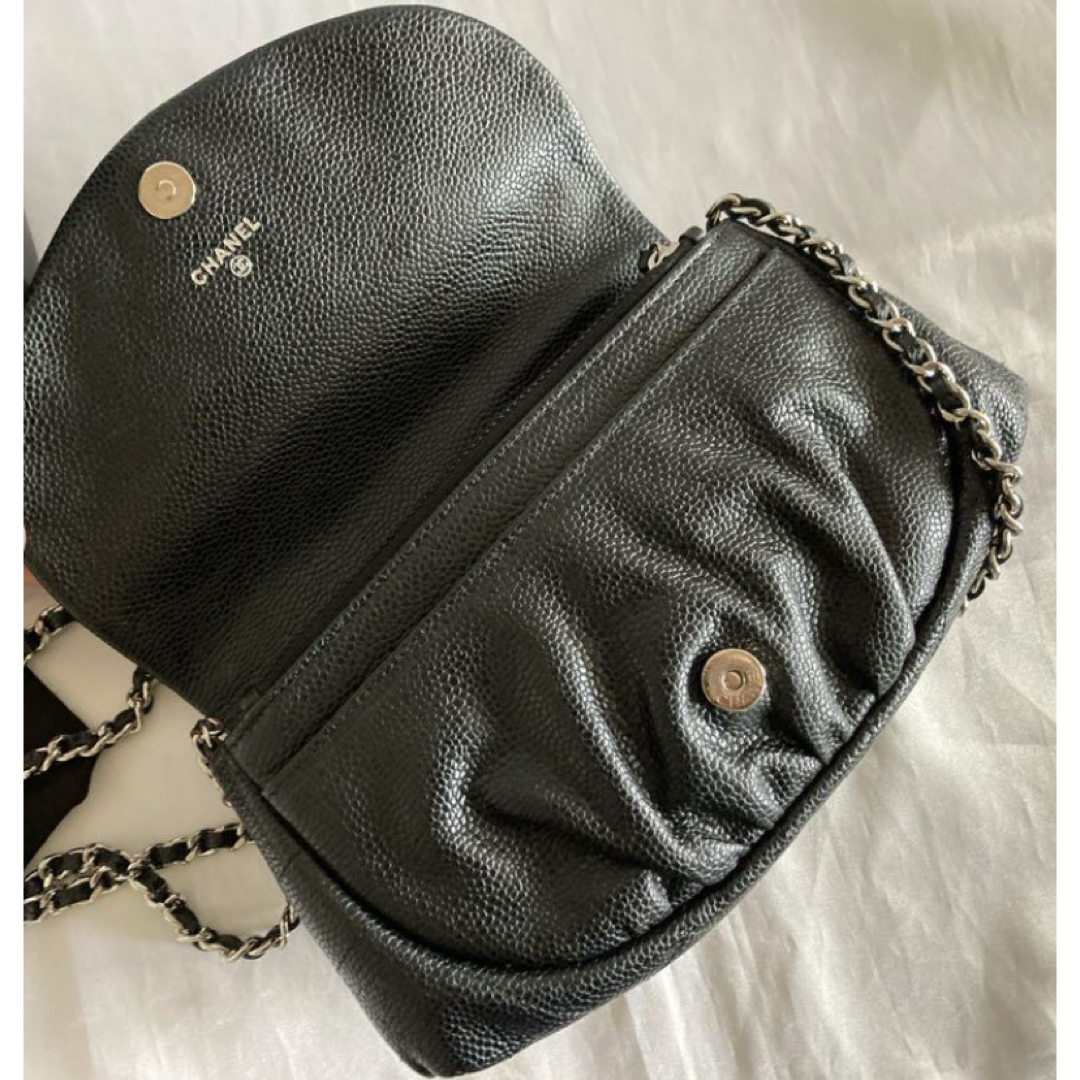 CHANEL - シャネル ハーフムーン チェーンウォレットの通販 by