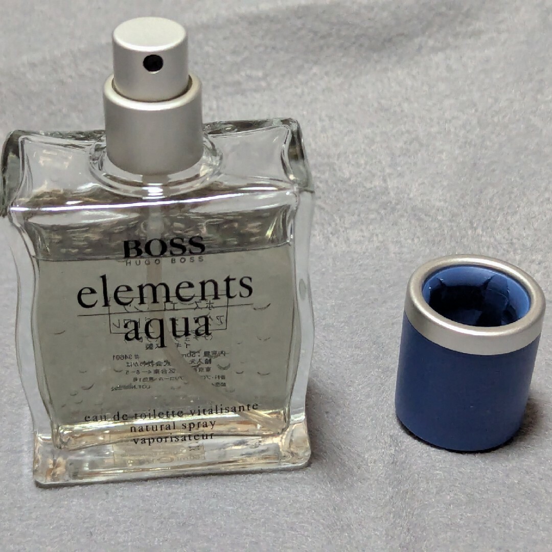 HUGO BOSS - 廃盤希少ヒューゴボスエレメンツアクアオードトワレ50mlの