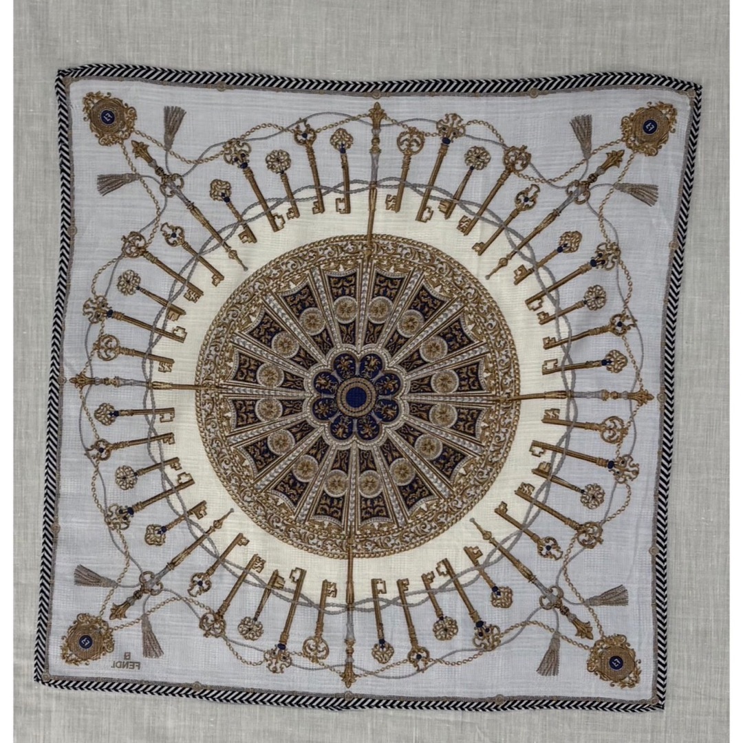 FENDI - FENDI フェンディ ズッカ、キー柄 ハンカチ2枚組の通販 by