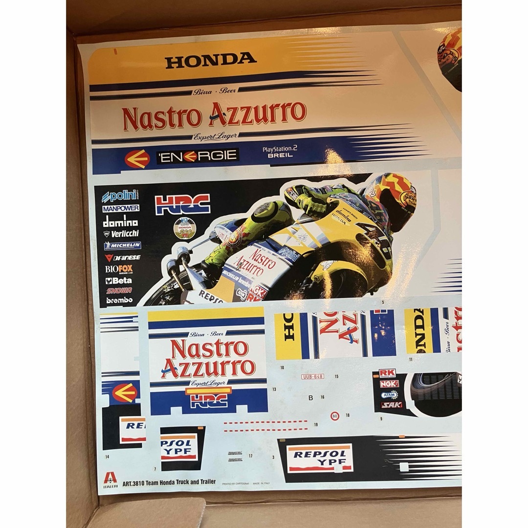 イタレリ 1/24 ホンダ レーシング トラック&トレーラーの通販 by