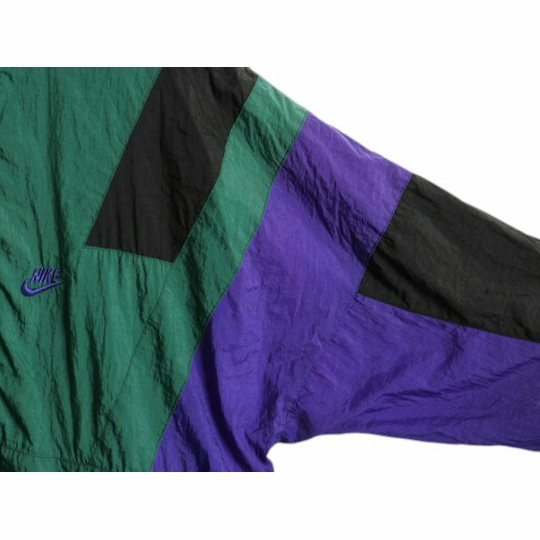 NIKE - 00s ナイキ フルジップ ナイロン ジャケット メンズ M 古着