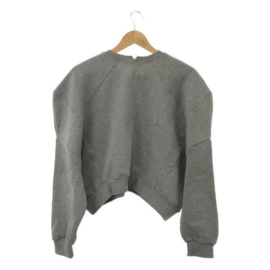 AMOMMA / アモマ | PUFF SLEEVE SWEAT 裏起毛 トレーナー | グレー