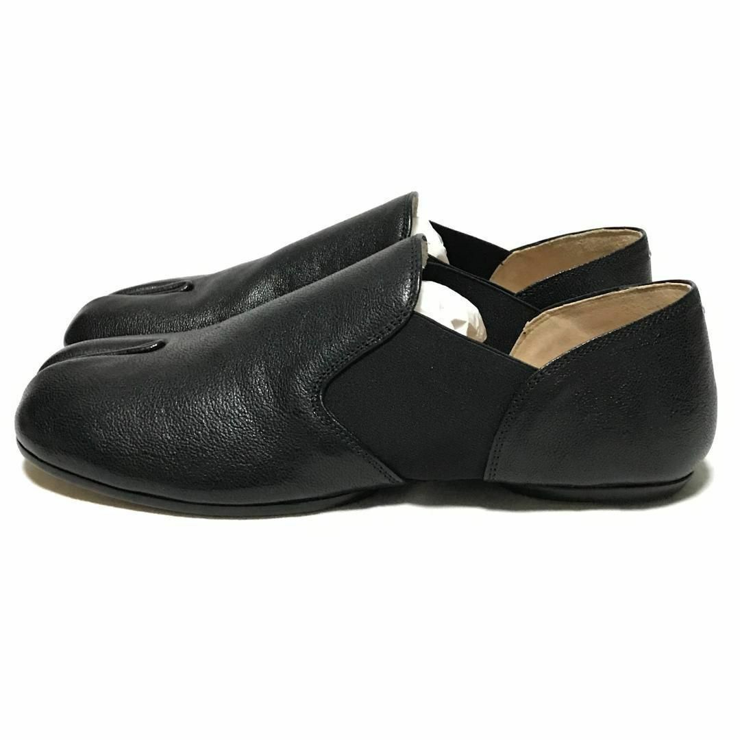 メゾンマルジェラ ブラックレザーシューズ 41 Maison Margiela（旧
