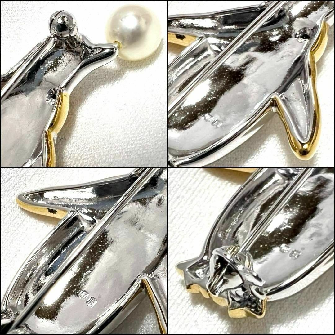 MIKIMOTO - 【希少】ミキモト ブローチ コサージュ パール シルバー