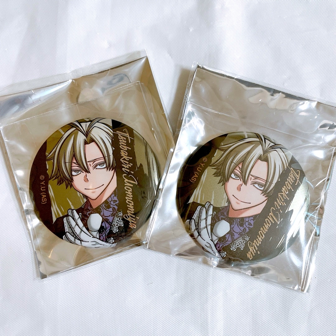 桃源暗鬼 マンガ展 メタリック缶バッジ 桃宮唾切の通販 by