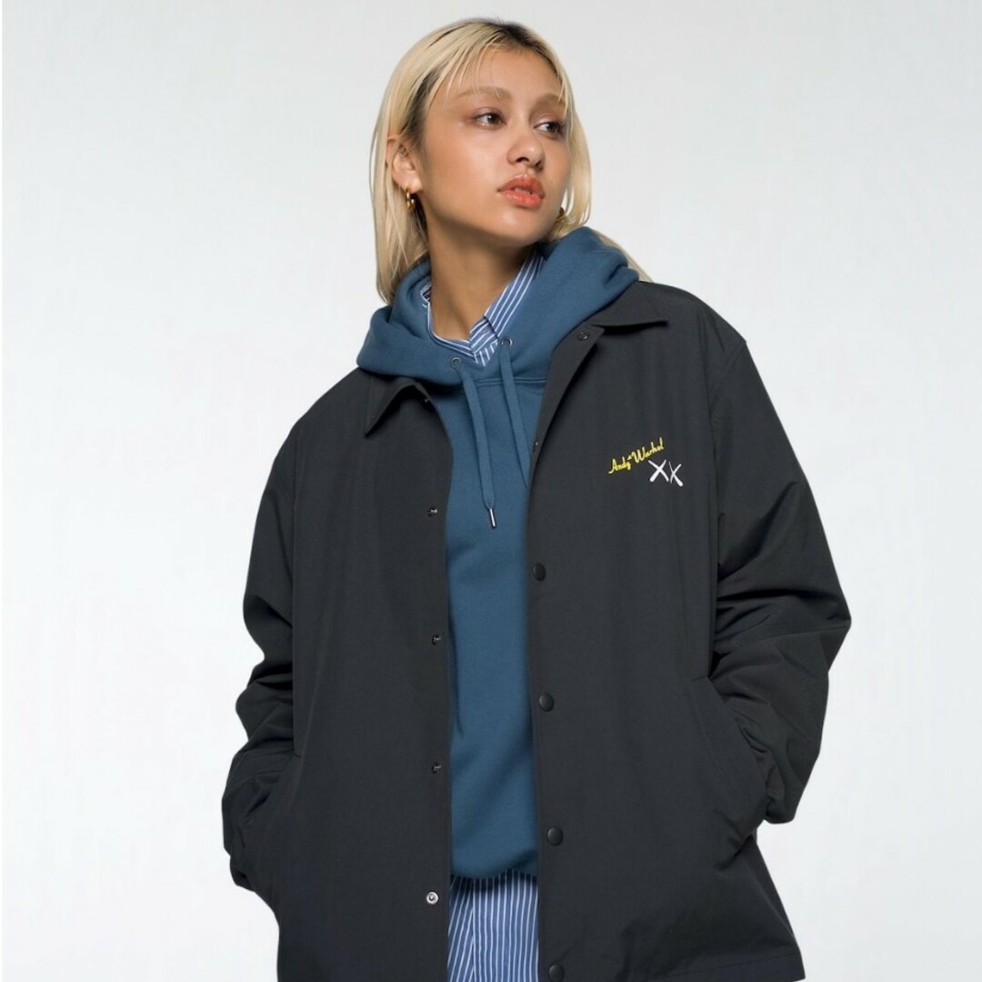 UNIQLO - KAWS + Warhol カウズ ＋ ウォーホル UT コーチジャケットの