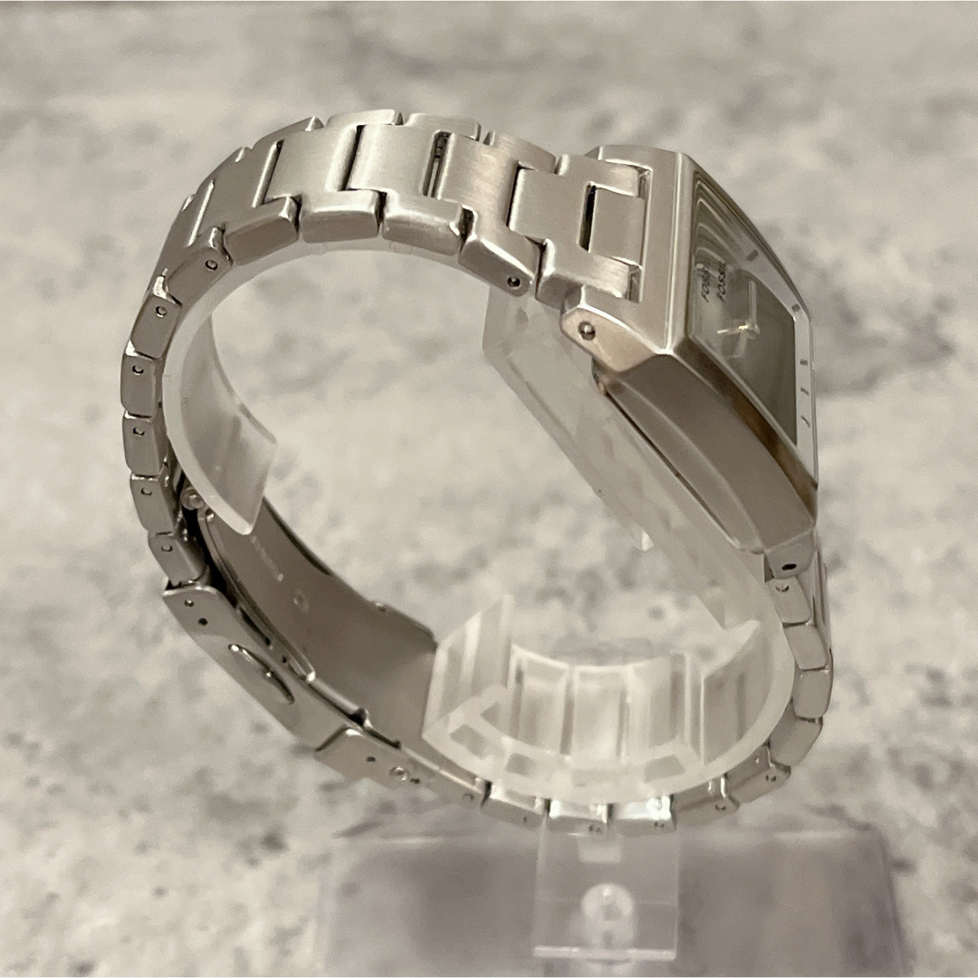 FOSSIL - 希少 美品 Fossil big tic スクエア ビンテージ 腕時計 稼働