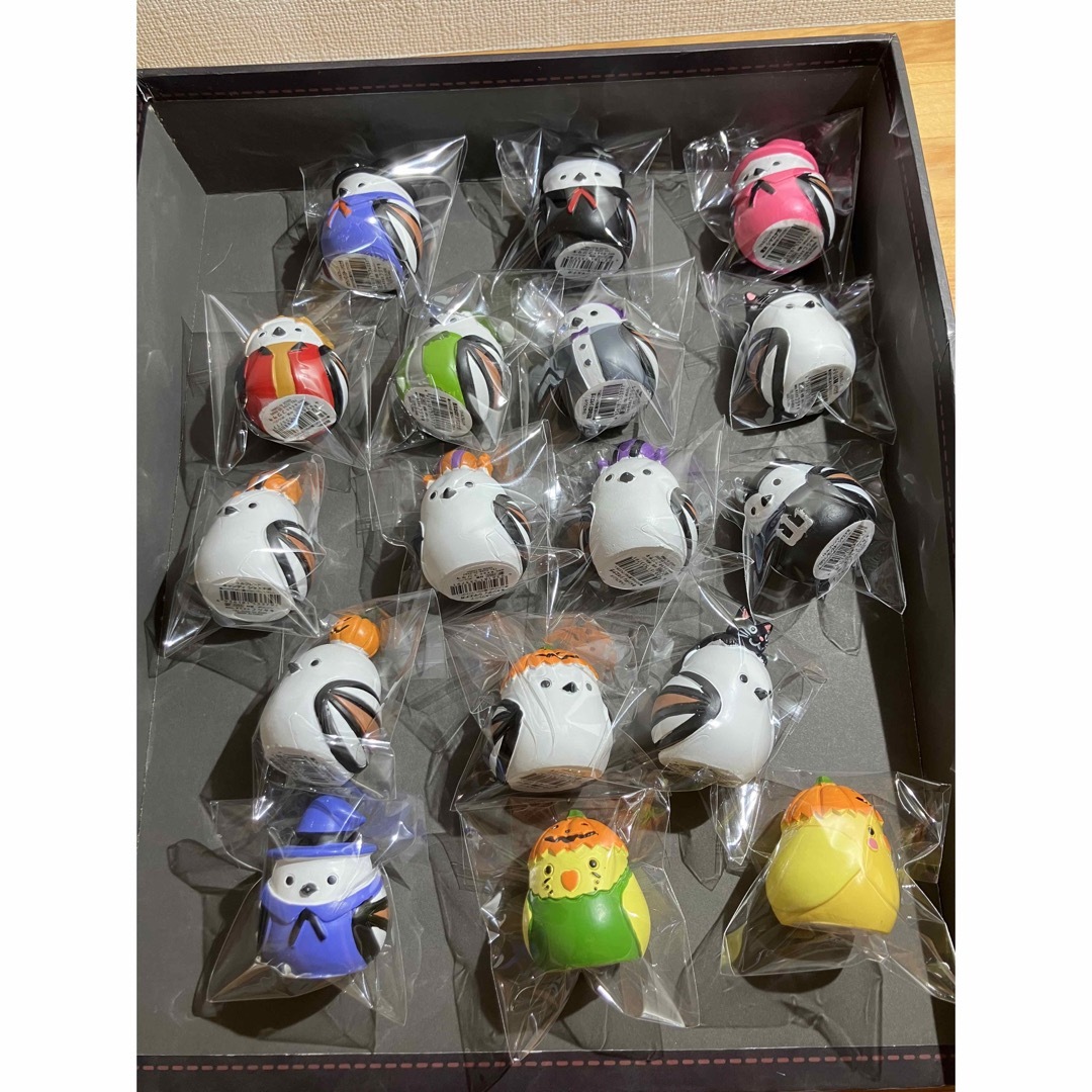 リトルフレンズ シマエナガ ハロウィン ミニオブジェ 17点セット 置物