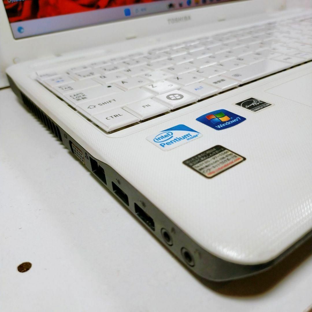 ノートパソコンWindows11カメラ付き簡単すぐ使えるPC初期設定済みf25