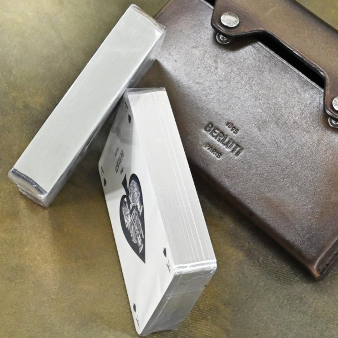 BERLUTI - 本物 新品 ベルルッティ 現行最新作 トランプセット＆ケース