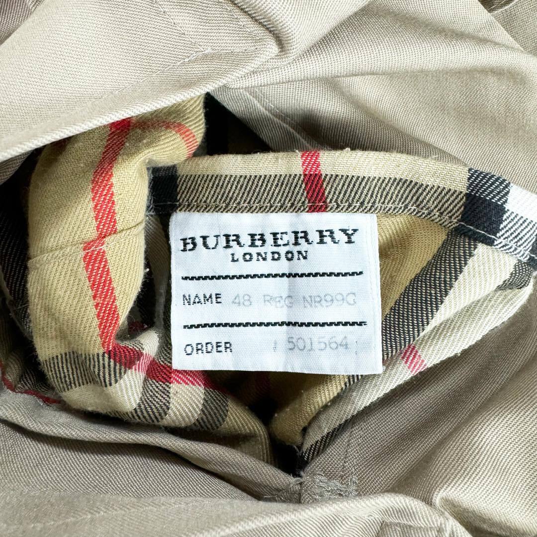 BURBERRY - 90年代 イングランド製 BURBERRY バーバリー ダブル