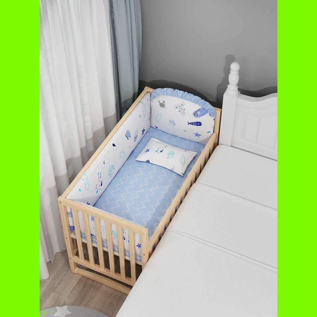 人気商品】ベビーベッド 木製 新生児 添い寝ベッド 赤ちゃん ベッド