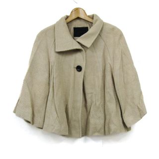 UNTITLED - アンタイトル コート ポンチョ風 ショート丈 スタンド