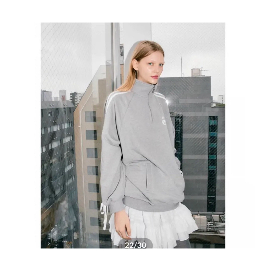 epine sport line half zip sweat gray