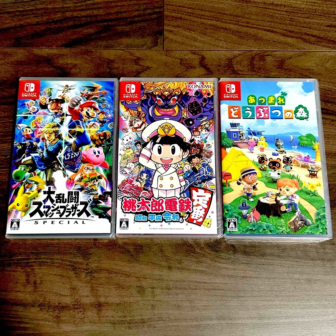 Nintendo Switch ソフト3本 新品未開封の通販 by ただっち's shop｜ラクマ