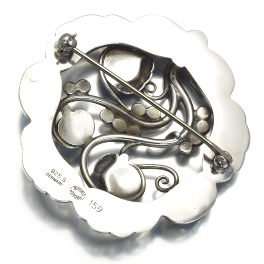 Georg Jensen - ジョージジェンセン ブローチ ムーンストーン 159