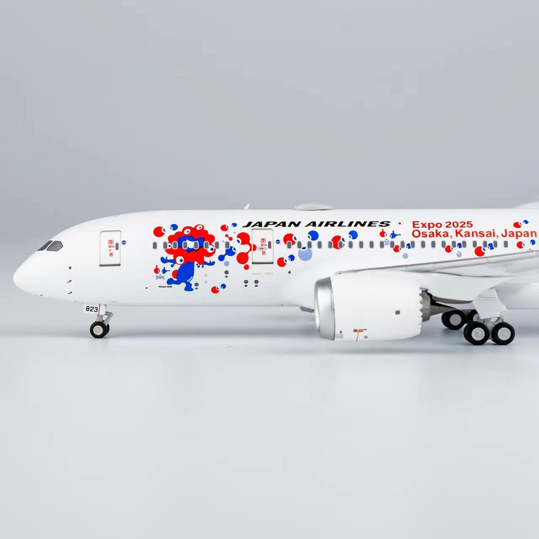 新品@JAL B787-8 2025大阪国際博覧会記念ミャクミャク特装ジェットの