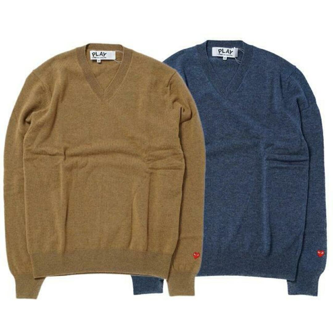 COMME des GARCONS - PLAY コムデギャルソン ニット ウール Vネック
