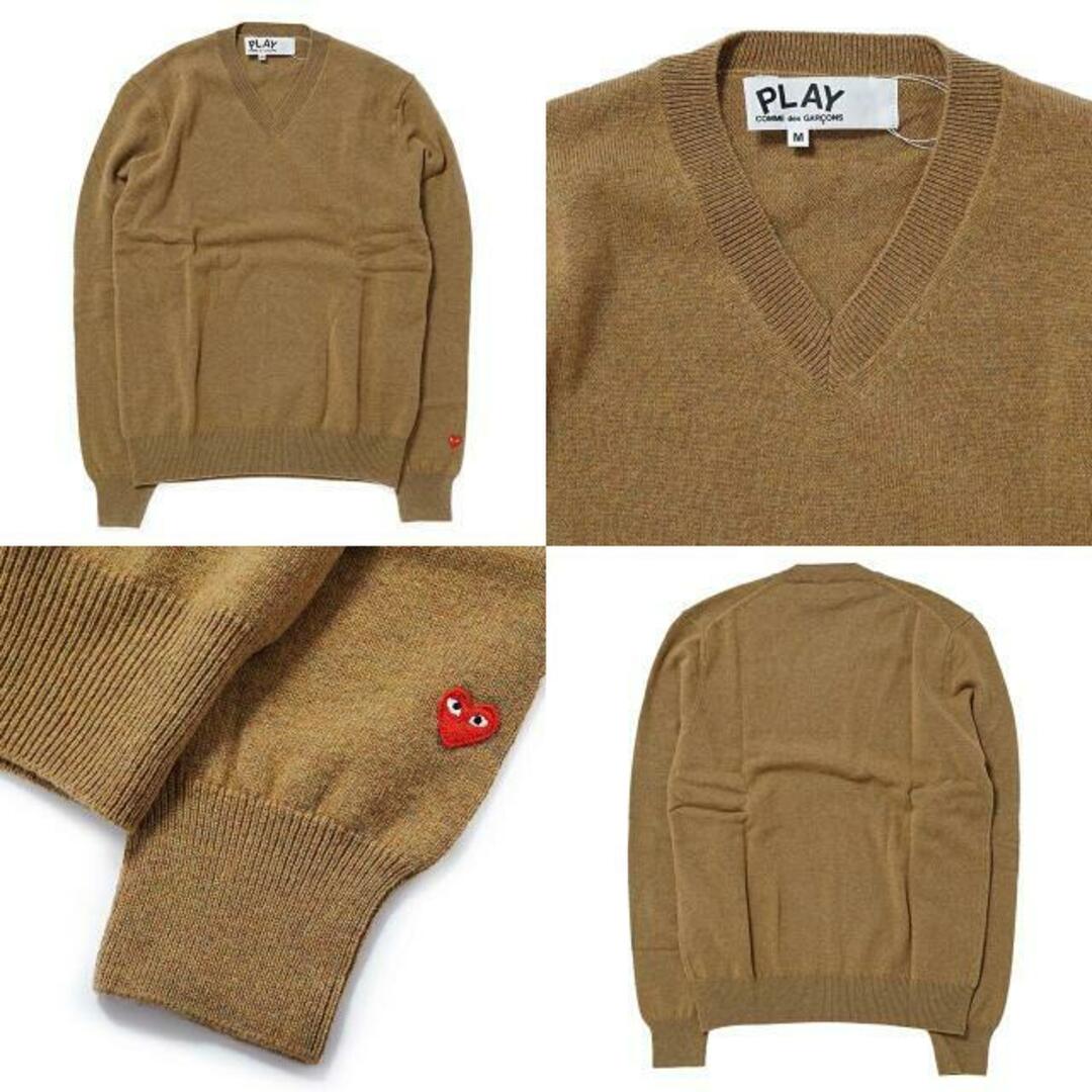 COMME des GARCONS - PLAY コムデギャルソン ニット ウール Vネック