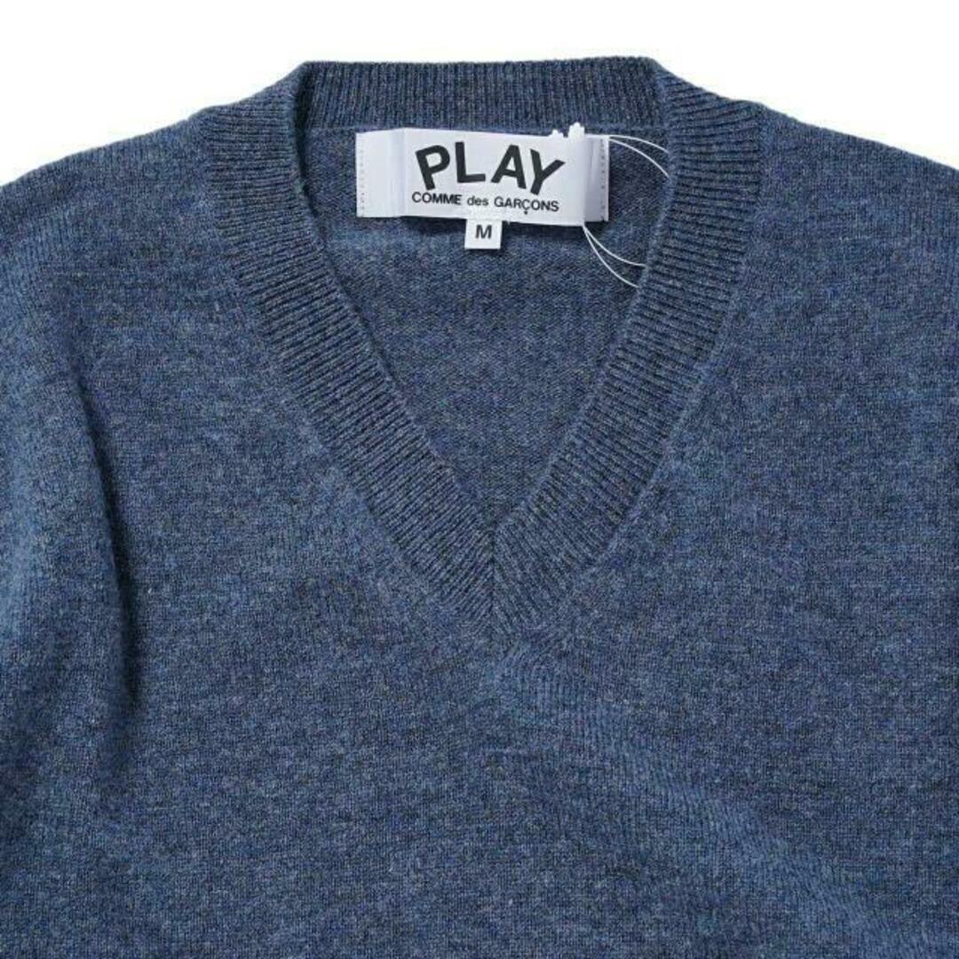 COMME des GARCONS - PLAY コムデギャルソン ニット ウール Vネック