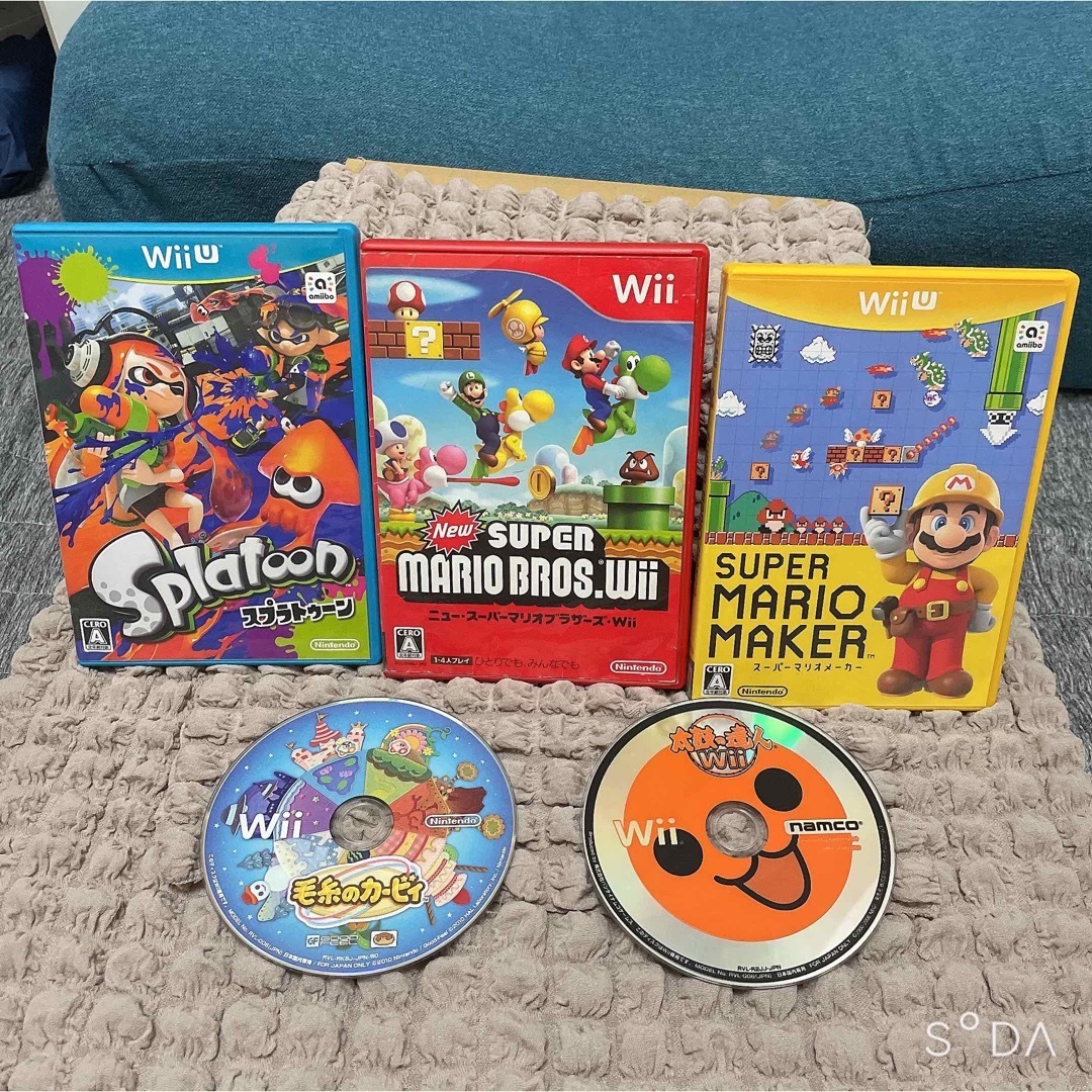 Wii WiiU ソフト5点セットの通販 by めめ's shop｜ラクマ