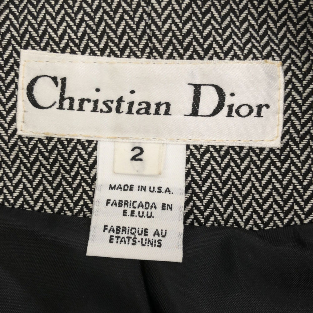 Christian Dior - クリスチャンディオール USA製 ヘリンボーン柄