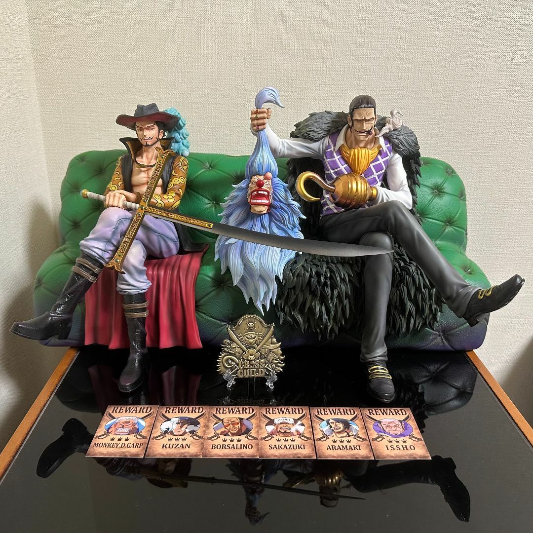 ワンピース クロスギルド ミホーク バギー サー フィギュア ガレージ