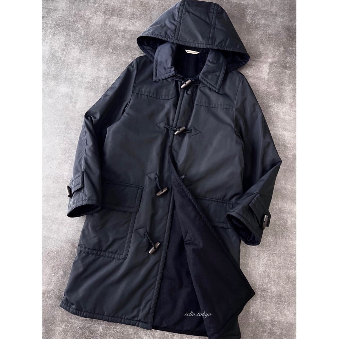 HERMES - HERMES 《裏地カシミヤウール》防風防塵 ダッフル コート