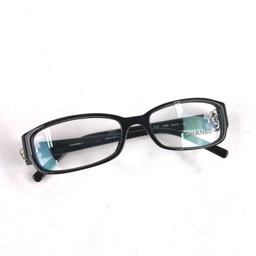 CHANEL - □新同□ シャネル 眼鏡 カメリア ココマーク ブラック 黒