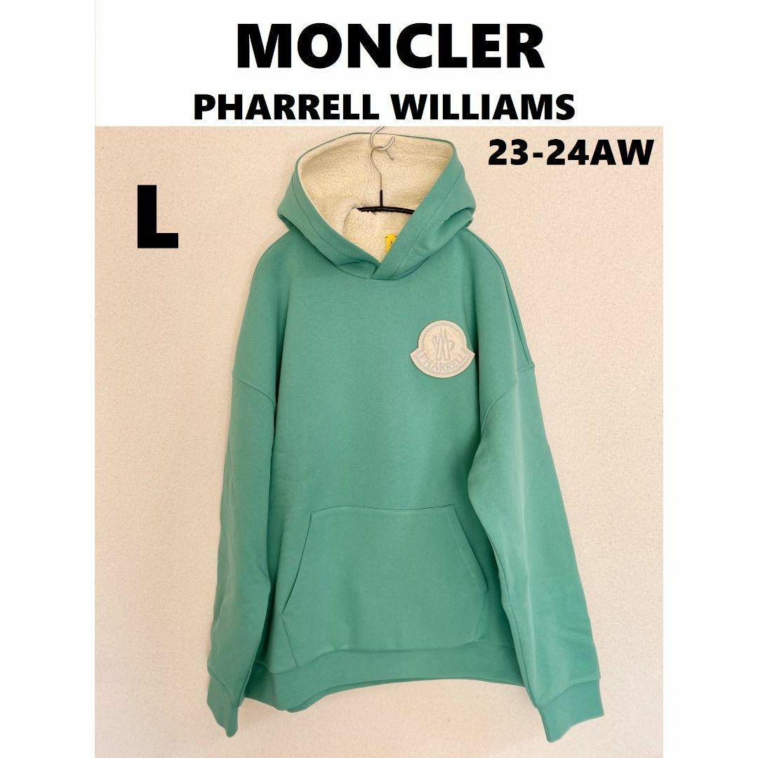 MONCLER - 【新品】 MONCLER PHARRELL WILLIAMS ロゴパーカー Lの通販