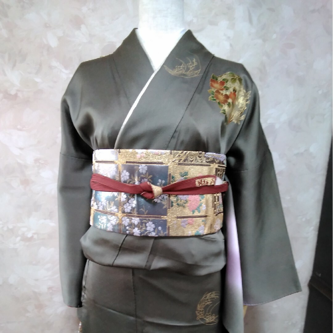 bugs26材専用4854美品 作家落款 光林 金箔の重厚感 bugs26材専用4854美