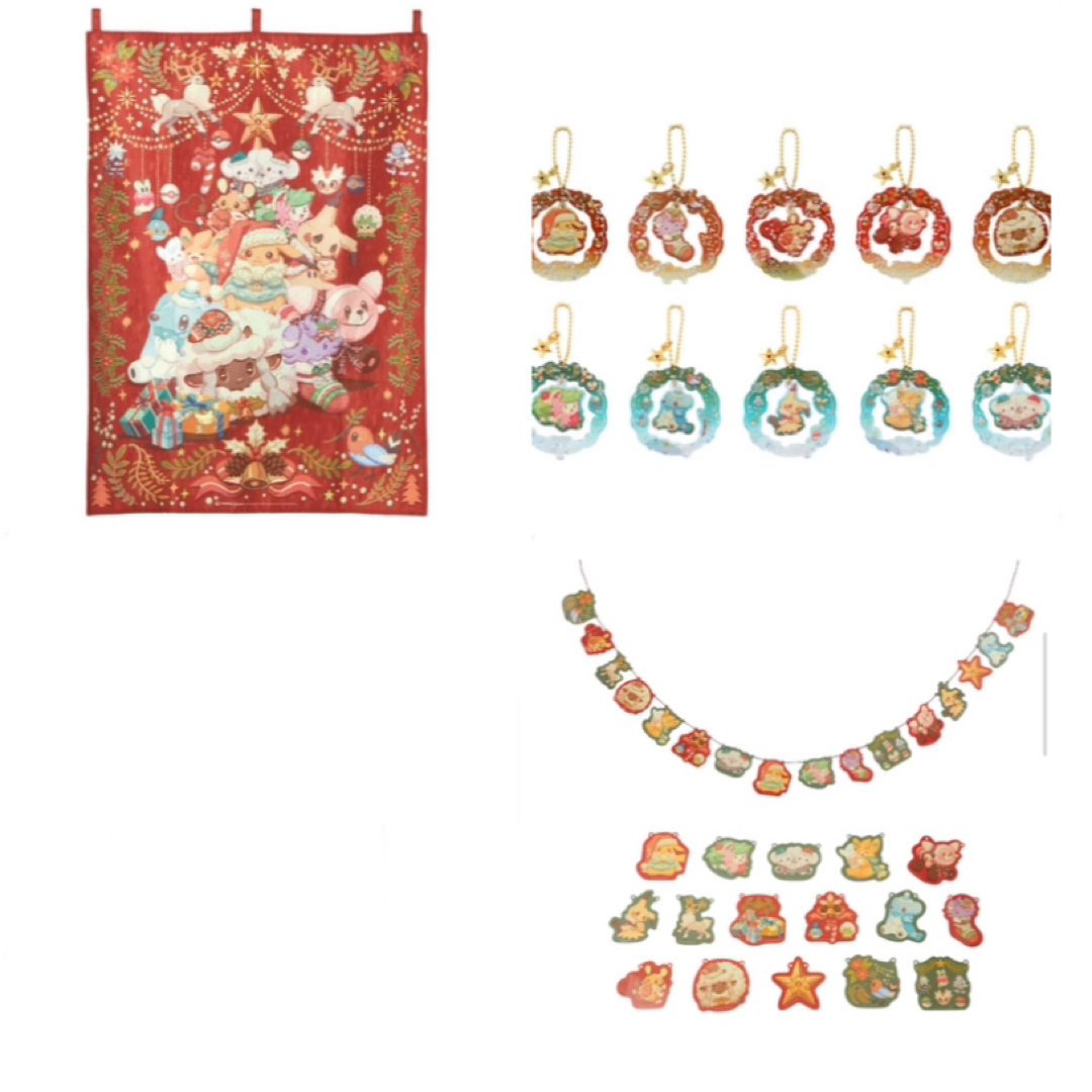 ポケモンセンター クリスマス 2024 グッズ 3点セットの通販 by モモコ