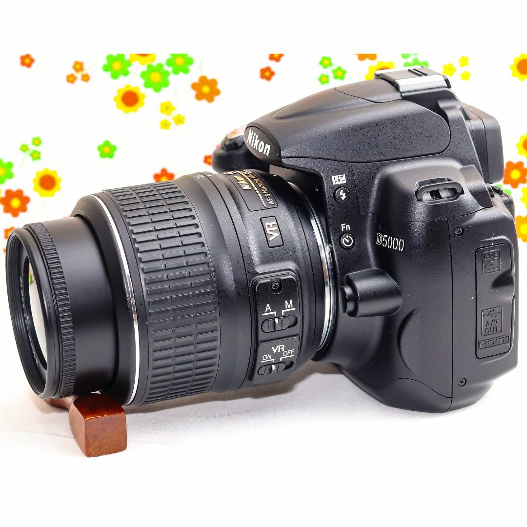 ニコン Nikon D5000❤スマホ転送OK❤動画撮影・自撮り可❤ダブルレンズ