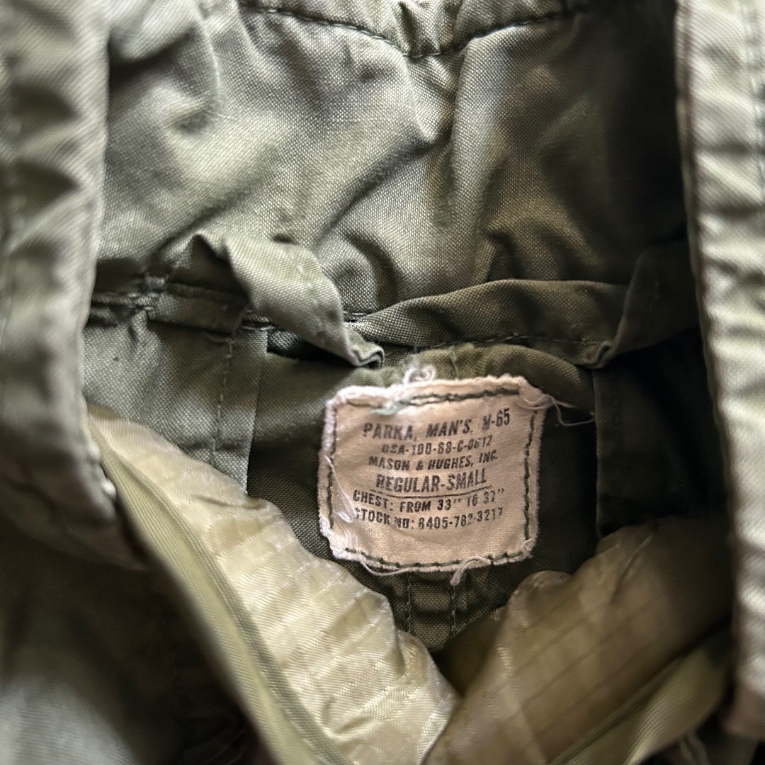 MILITARY - 60s M-65 フィッシュテールパーカー S アルミジップの通販