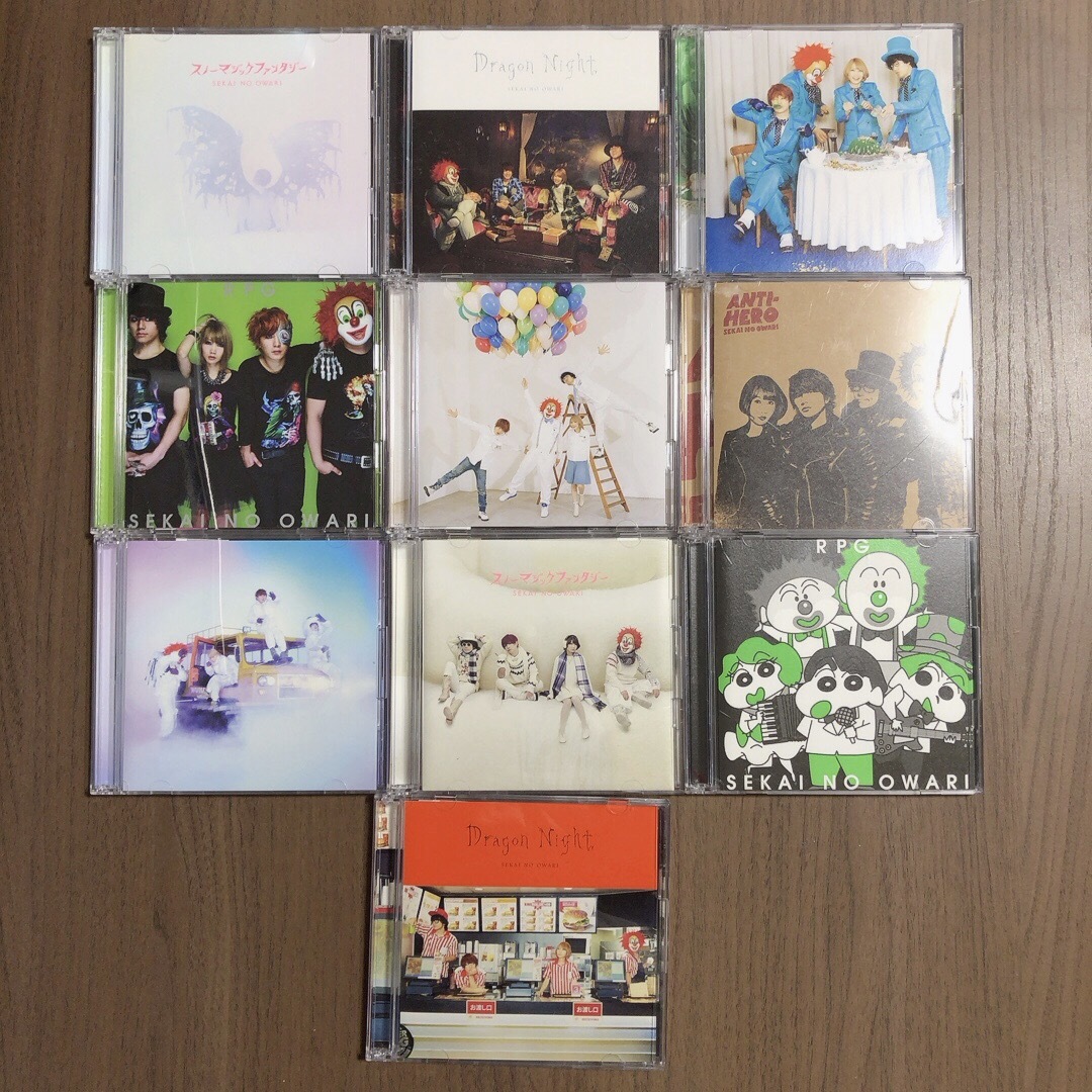 SEKAI NO OWARI すべて2枚組 初回限定盤の通販 by ペルシアス74's shop