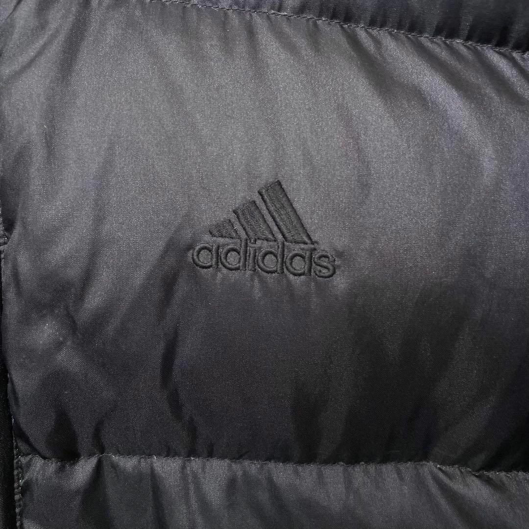 adidas - 90s アディダス ダウンジャケット 肉厚 刺繍ロゴ 万国旗タグ