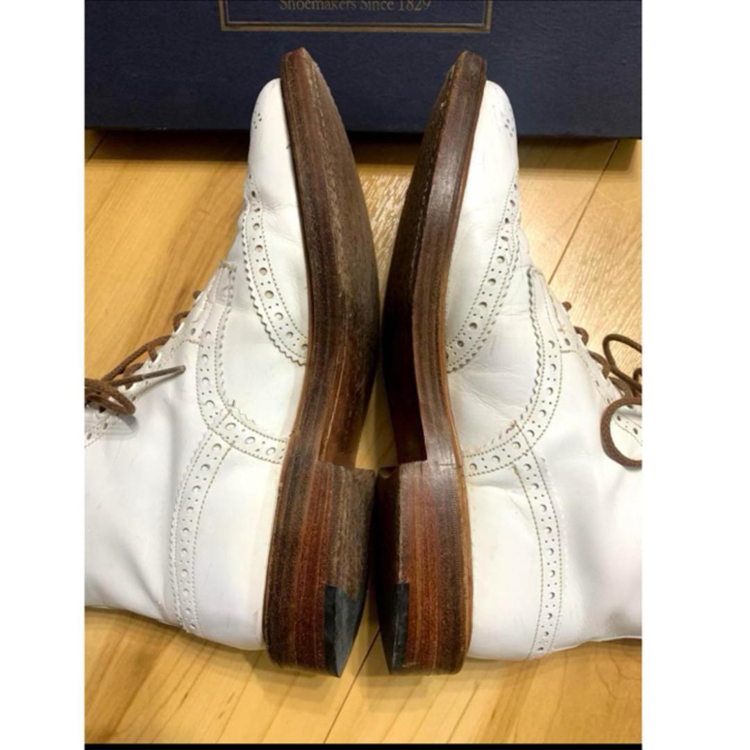 Trickers - Tricker's トリッカーズ カントリーブーツ ホワイト 26.5cm