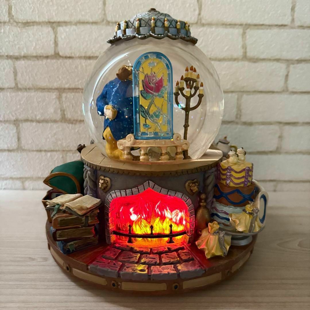 レア☆美女と野獣 ベル ルミエール スノーグローブ スノードーム