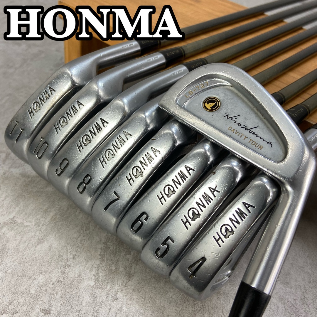 本間ゴルフ - HONMA ホンマ LB-727 3STAR 星 スター 黒七宝 メンズ