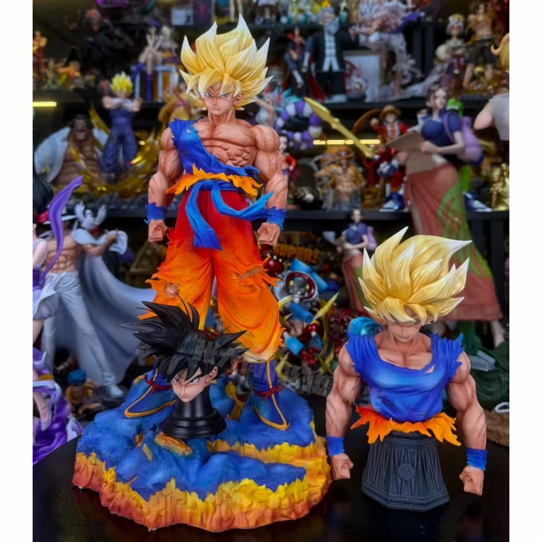 ドラゴンボール 超サイヤ人 孫悟空 ガレージキット フィギュア 1/6