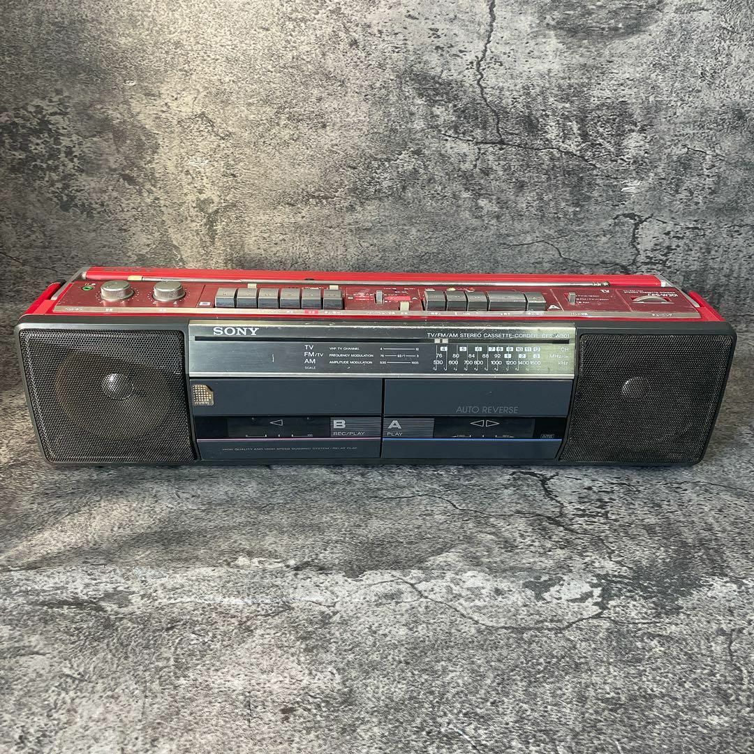 SONY ソニー FM/AM カセットWラジカセCFS-W301の通販 by アライグマ