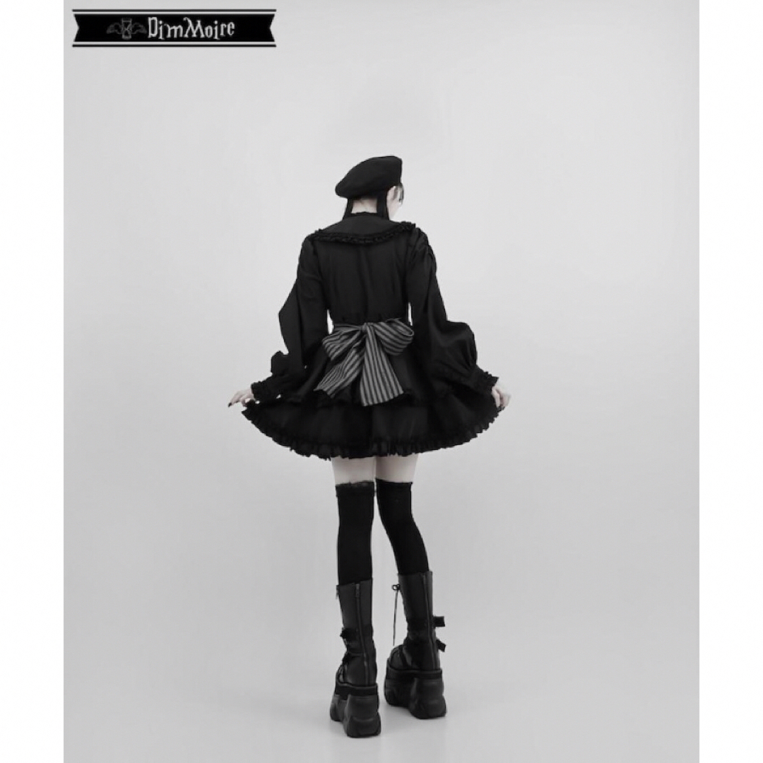 REFLEM - DimMoire ディムモアール 絶メイドワンピース Black&Stripeの