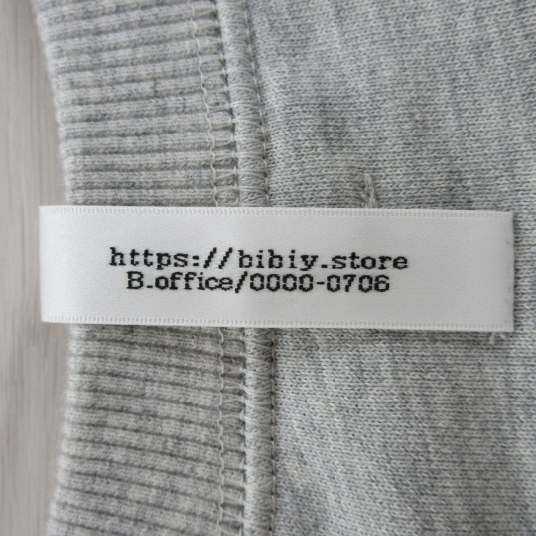 美品 Bibiy ビビィ ANNA PUFF TOP レースレイヤード スウェット