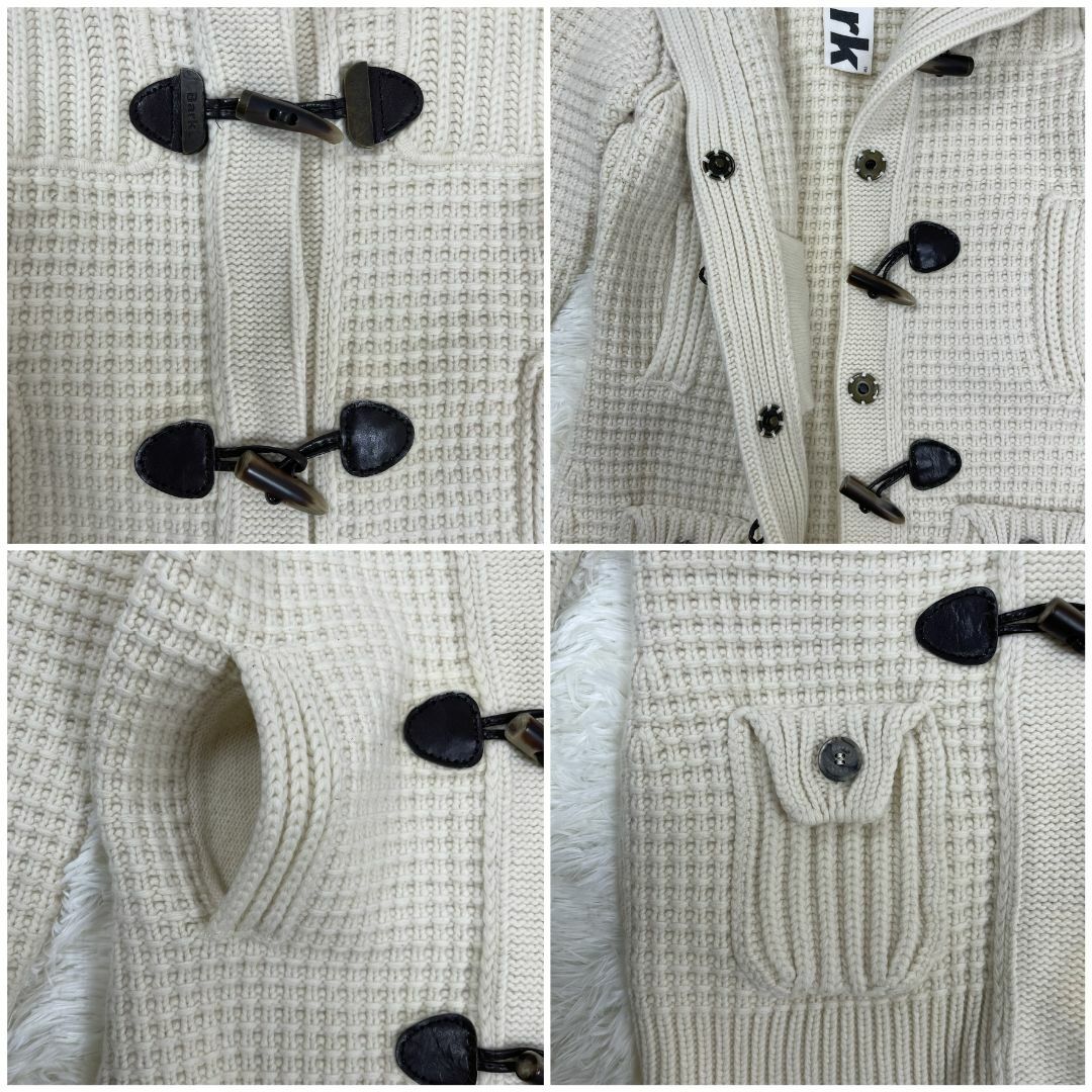 BARK - 定価約7万☆Bark／バーク ニット ダッフルコート イタリア製 S