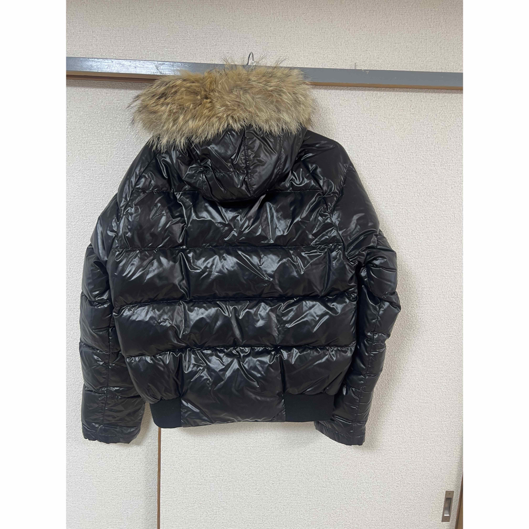 MONCLER - 確実正規品 美品 モンクレール ブルガリ シャイニーブラック