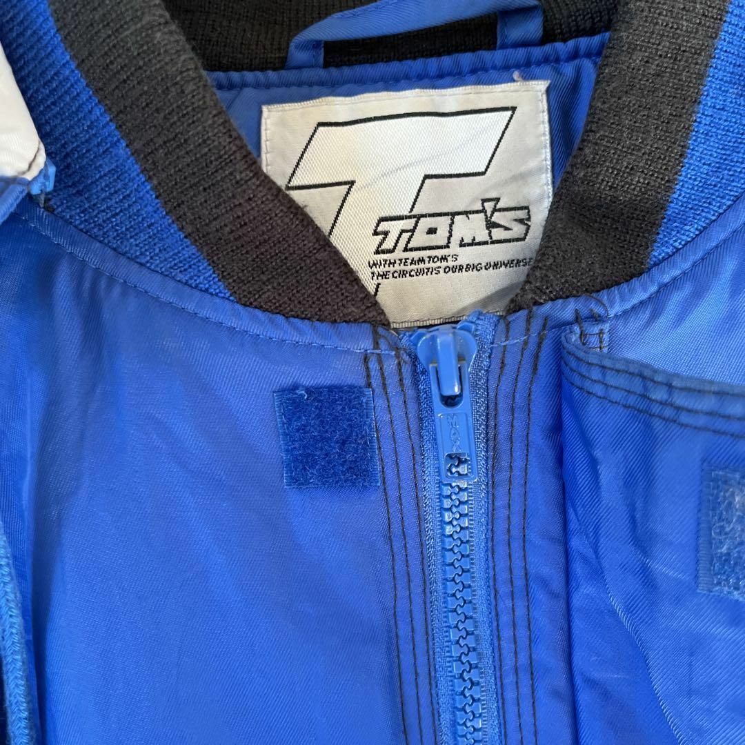 TOMS - TOM'S TOYOTA ナイロンジャケット XL相当 刺繍 レーシングabの